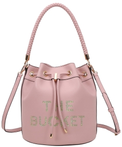 The Bucket Hobo Bag with Wallet TB1-L9018 PINK